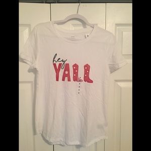 Cute "Hey Y'all" women's Tshirt